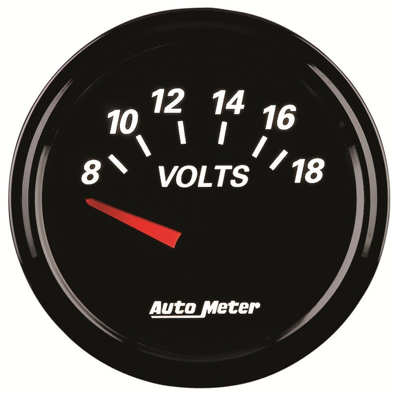 Autometer Designer Black II Series; Voltmeter Gauge; Electri 1293 User 4
