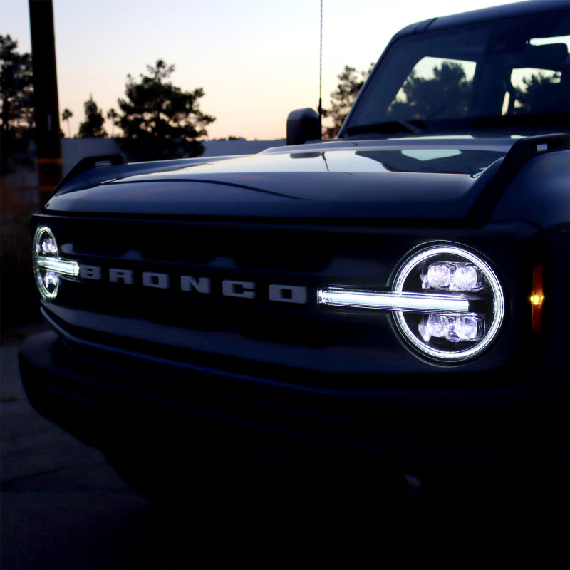 AlphaRex 21-23 Ford Bronco NOVA LED Projector Headlights Black 880260 880260 User 1