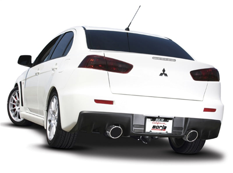 Borla 09-15 Mitsubishi Lancer Ralliart 2.0L 4cyl MT 6spd AWD Catback Exhaust 140334 140334 Photo - Close Up