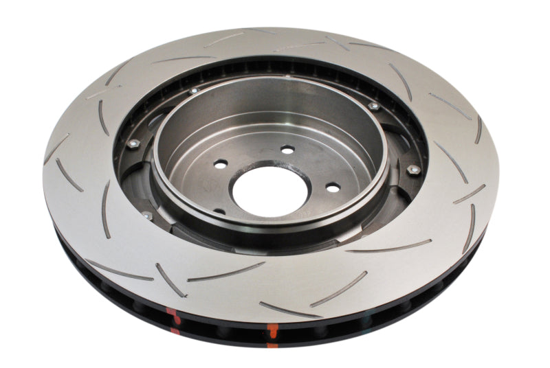 DBA 09+ Nissan GTR R-35 Rear Slotted 5000 Series 2 Piece Rotor Assembled w/ Black Hat 52321BLKS 52321BLKS Photo - out of package