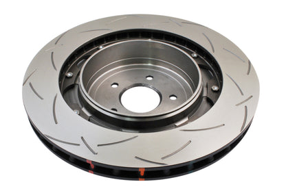 DBA 09+ Nissan GTR R-35 Rear Slotted 5000 Series 2 Piece Rotor Assembled w/ Black Hat 52321BLKS 52321BLKS Photo - out of package