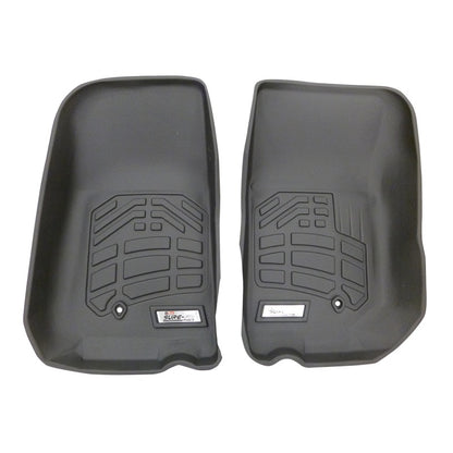 Westin 2007-2013 Jeep Wrangler/Wrangler Unlimited Wade Sure-Fit Floor Liners Front - Black 72-110034 72-110034 Photo - Primary