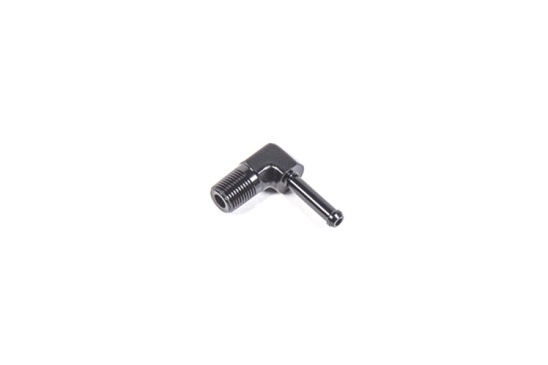 Radium Engineering 1/8in NPT Male to 3/16in Barb 90 Degree Fitting 14-0344 14-0344 Photo - Primary