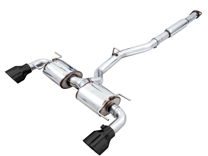 AWE Tuning AWE Subaru BRZ/ Toyota GR86/ Toyota 86 Touring Edition Cat-Back Exhaust- Diamond Black Tips 3015-33486 3015-33486 Photo - Primary