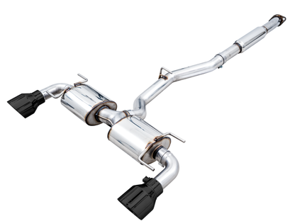 AWE Tuning AWE Subaru BRZ/ Toyota GR86/ Toyota 86 Touring Edition Cat-Back Exhaust- Diamond Black Tips 3015-33486 3015-33486 Photo - Primary