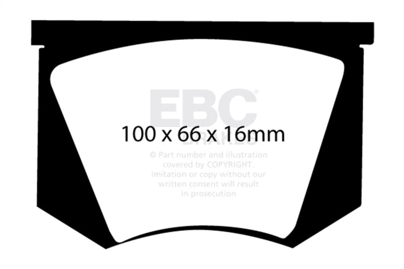 EBC Disc Brake Pad Set DP3100C Photo - Primary