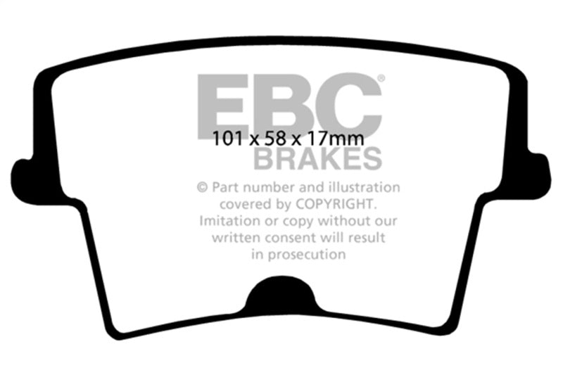 EBC Disc Brake Pad Set DP21722 Photo - Primary