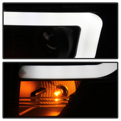 Spyder Ford F150 09-14 Halogen Light Bar Projector Headlights Black PRO-YD-FF15009PL-BK 5087577 5087577 User 6