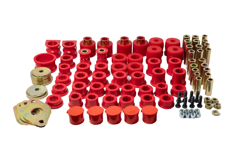 Energy Suspension ES Hyper-Flex Sets - Red Suspension Bushing Kits main image