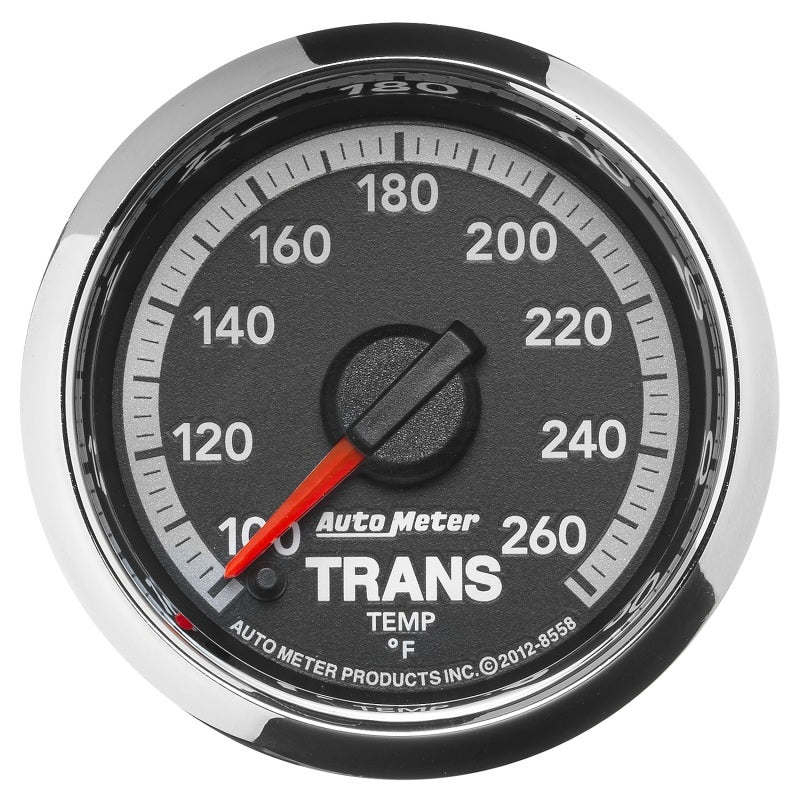 Autometer Gauge, Trans Temp, 2 1/16", 100-260 Deg. F, Stepper Motor, Ram Gen 4 8558 Photo - Primary