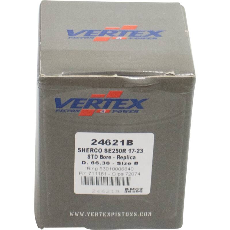 Vertex Pistons Vertex Piston 17-24 Sherco SE-R 250 250cc Cast Replica Piston Kit 24621B 24621B Photo - Primary