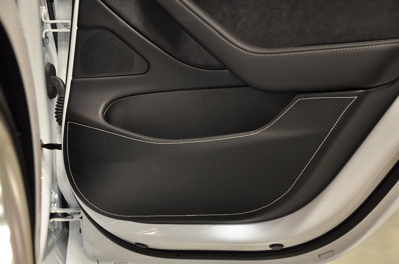 Revel GT Design Kick Panel Cover (White Stitch) 16-19 Tesla Model 3 - 4 Pieces 1TR5GDAX01W 1TR5GDAX01W User 1