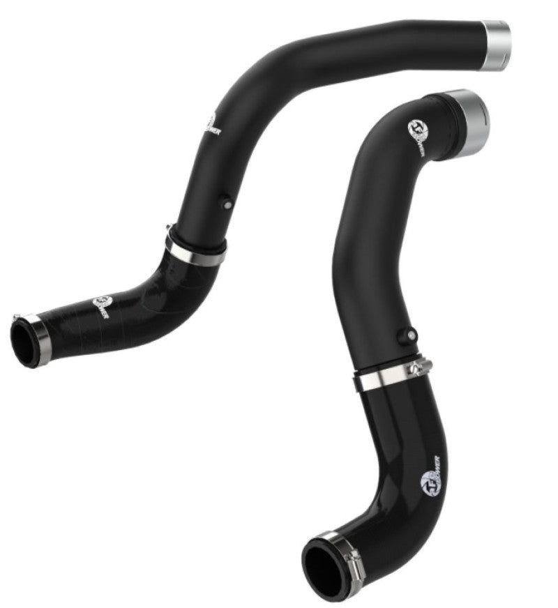 aFe BladeRunner Black 3in Intercooler Hot & Cold Side Pipe Kit 20-21 Jeep Wrangler V6-3.0L (td) 46-20434-B 46-20434-B User 1