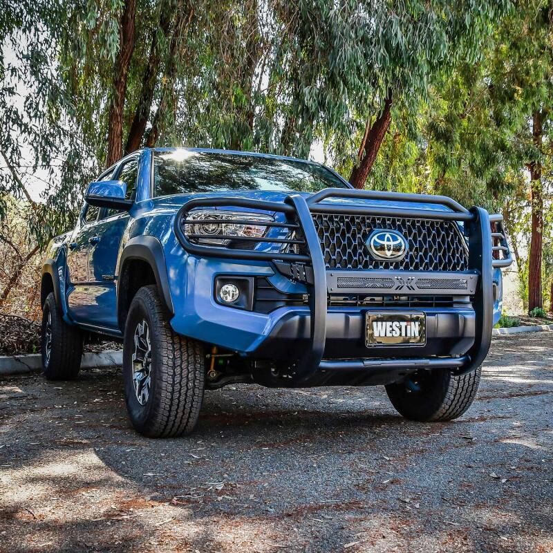 Westin 16-21 Toyota Tacoma Sportsman X Grille Guard - Tex. Blk 40-33885 40-33885 Photo - Mounted