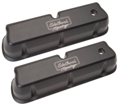 Edelbrock Valve Cover Victor Series Ford 289-302-351W CI V8 Tall Black 41263 41263 Photo - Unmounted