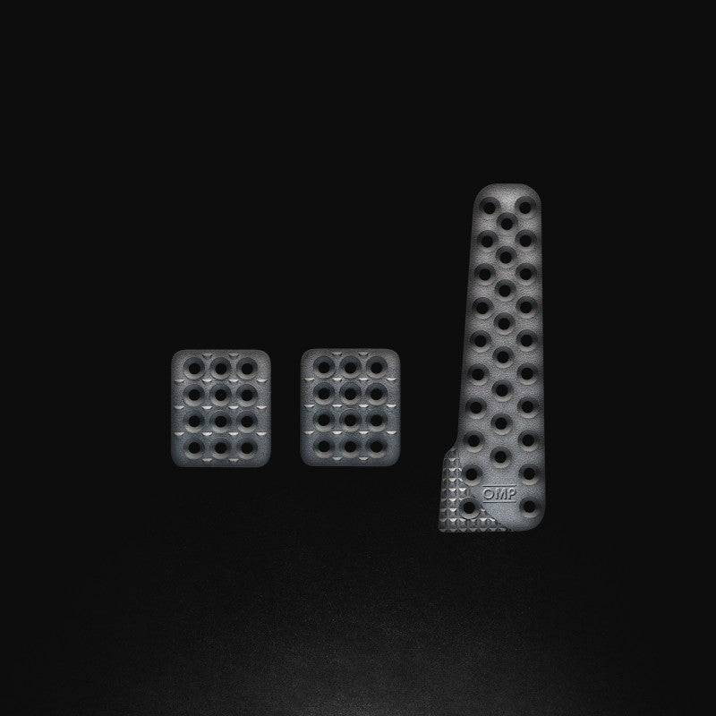 OMP Racing Pedals - Silver (Set of 3) OA0-1040-003 OA0-1040-003 Photo - Primary