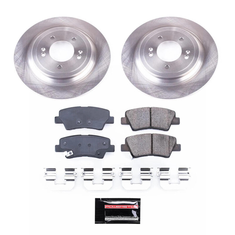 PowerStop Power Stop 17-22 Kia Sportage Rear Semi-Coated Rotor Kit SC8016 SC8016 Photo - Primary
