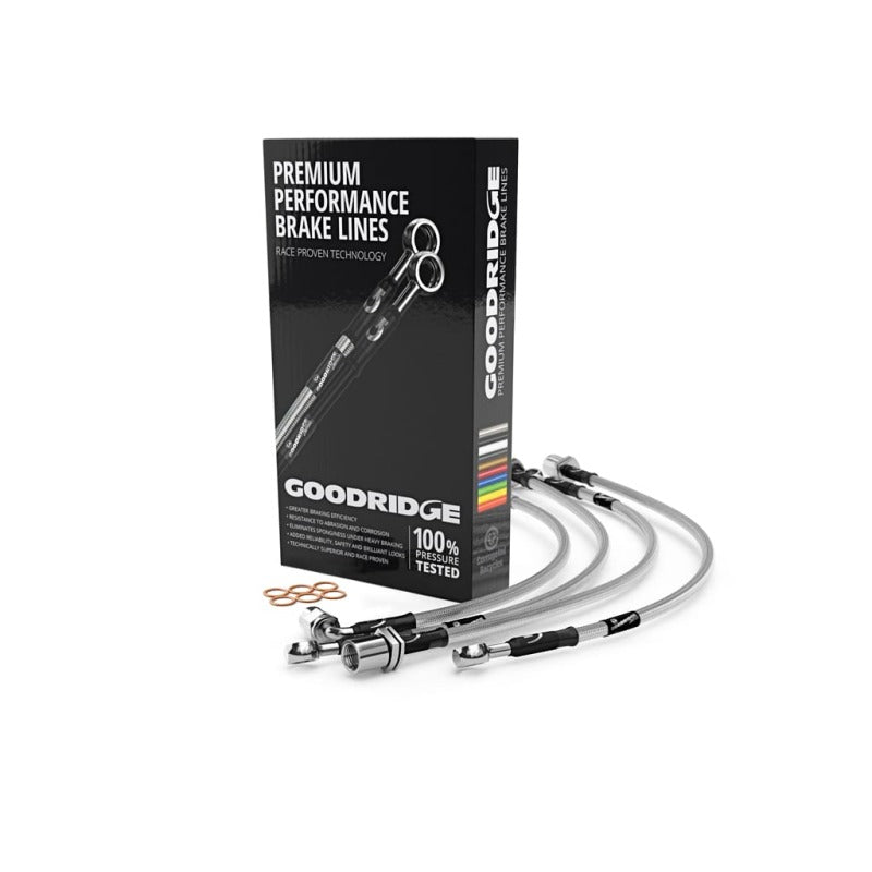Goodridge 01-18 Mercedes-Benz G Model W463 (w/Channel ABS) Stainless Steel Brake Lines 34034 34034 Photo - Primary