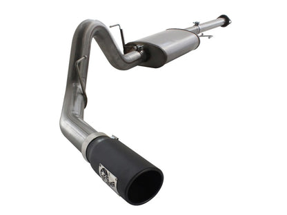aFe Cat-Back Stainless Steel Exhaust System Black - Ford F-150 11-14 49-43067-B Photo - Primary