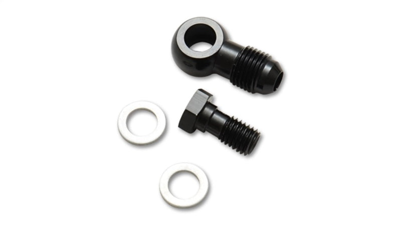Vibrant Male Banjo Fitting -4AN  8mm x 1.25 Metric Aluminum + 2 Washers 11511 Photo - Primary
