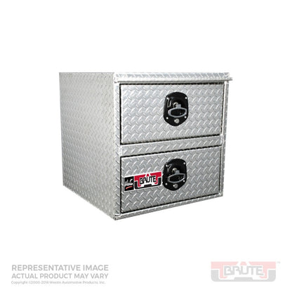 Westin/Brute HD Under Body 24in x 24in x 30in w/Top & Bottom Drawers - Aluminum 80-HDD30 80-HDD30 Photo - Primary