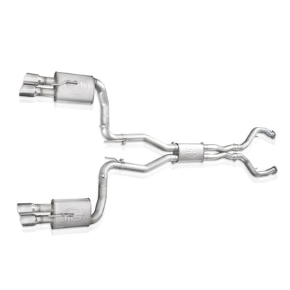 Stainless Works 2008-09 Pontiac G8 GT 3in Catback Systemt X-Pipe Turbo Chambered Muffler 3.5in Tips PG8CBFC PG8CBFC Photo - Unmounted
