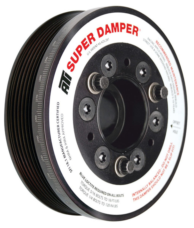 ATI Damper - 5.67in - Alum - 6 Grv - Ford 4.6 Cobra - 96-04 - 16 Percent UD Size ATI918041 ATI918041 Photo - Primary
