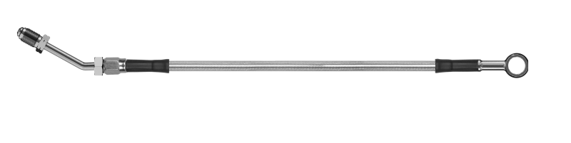 Goodridge 80in Universal Clutch Line w/SS Fittings & Clear Hose - Straight Banjo w/M10 Fitting HD3001-1CC-CL80 HD3001-1CC-CL80 Photo - Primary