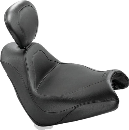 Mustang Motorcycle Mustang 05-08 Honda VTX1800F Sport Touring Solo Seat w/Driver Backrest - Black 79464 79464 Photo - Primary
