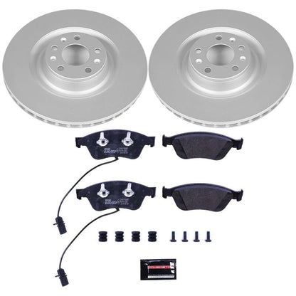 PowerStop Power Stop 09-11 Audi A6 Quattro Front Euro-Stop Brake Kit ESK4570 ESK4570 Photo - Primary