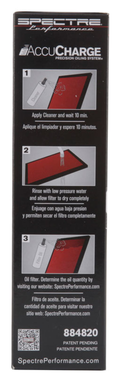 Spectre Accucharge Kit for HPR Filters - Clear 884820 884820 Photo - in package