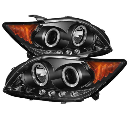 Spyder Scion TC 08-10 Projector Headlights LED Halo -Replaceable LEDs Blk PRO-YD-TTC08-HL-BK 5073303 5073303 Photo - Primary