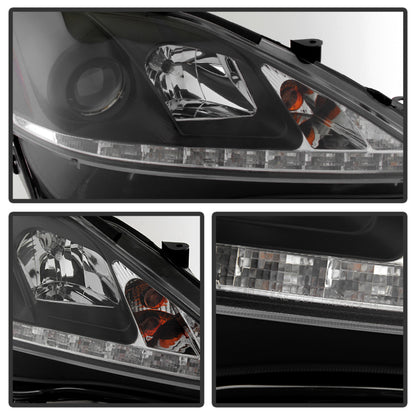 Spyder Lexus IS 250/350 2006-2010 Projector Headlights DRL Black PRO-YD-LIS06-DRL-BK 5080059 5080059 User 1