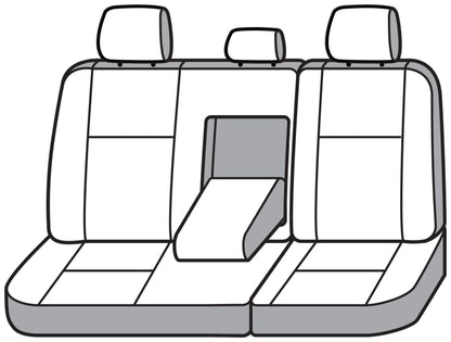 Covercraft 03-08 Toyota 4Runner Polycotton SeatSaver Custom Second Row Seat Covers - Grey SS8352PCGY SS8352PCGY Photo - out of package