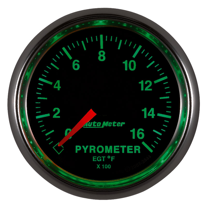 Autometer 2-1/16" Pyrometer, 0-1600 °F, Stepper Motor, Gs 3844 User 4