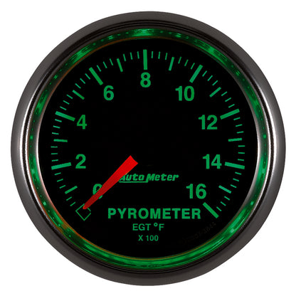 Autometer 2-1/16" Pyrometer, 0-1600 °F, Stepper Motor, Gs 3844 User 4