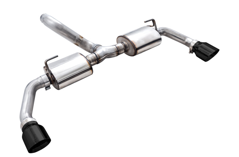 AWE Tuning 07-18 Jeep Wrangler JK/JKU 3.6L Tread Edition Axle-Back Dual Exhaust - Diamond Black Tips 3015-33003 3015-33003 Photo - out of package