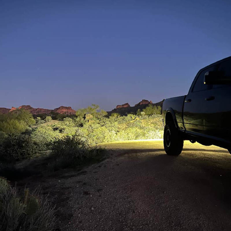 ARB NACHO Quatro Flood 4in. Offroad LED Light - Pair PM451 PM451 Photo - lifestyle view