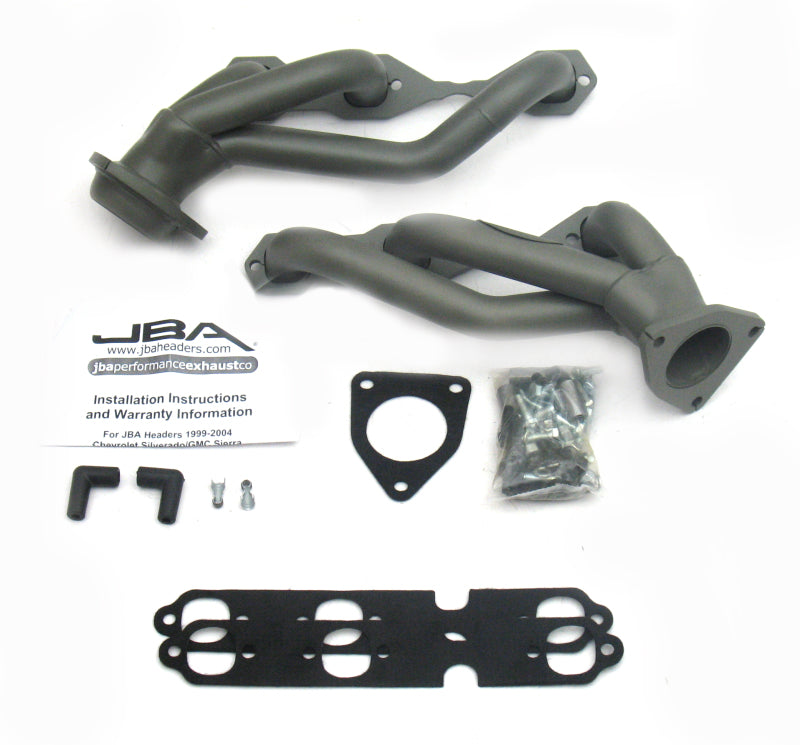 JBA 03-13 GM Truck 4.3L V6 1-1/2in Primary Ti Ctd Cat4Ward Header 1842S-9JT 1842S-9JT Photo - Primary