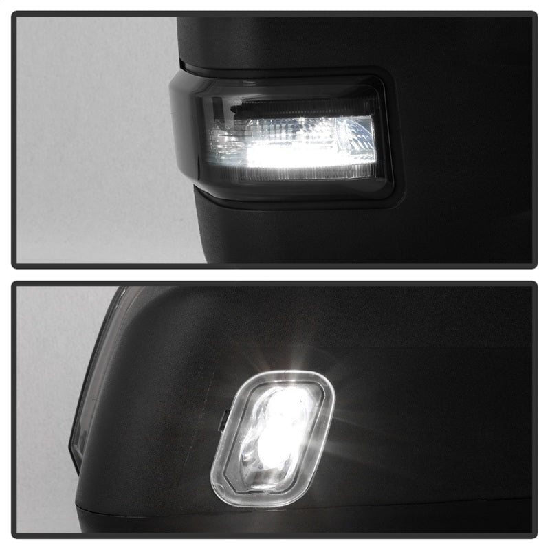 SPYDER xTune 15-17 Ford F-150 Heated LED Telescoping Pwr Mirrors - Smk (Pair) (MIR-FF15015S-G4-PWH-SM-SET) 9943065 9943065 Photo - Unmounted