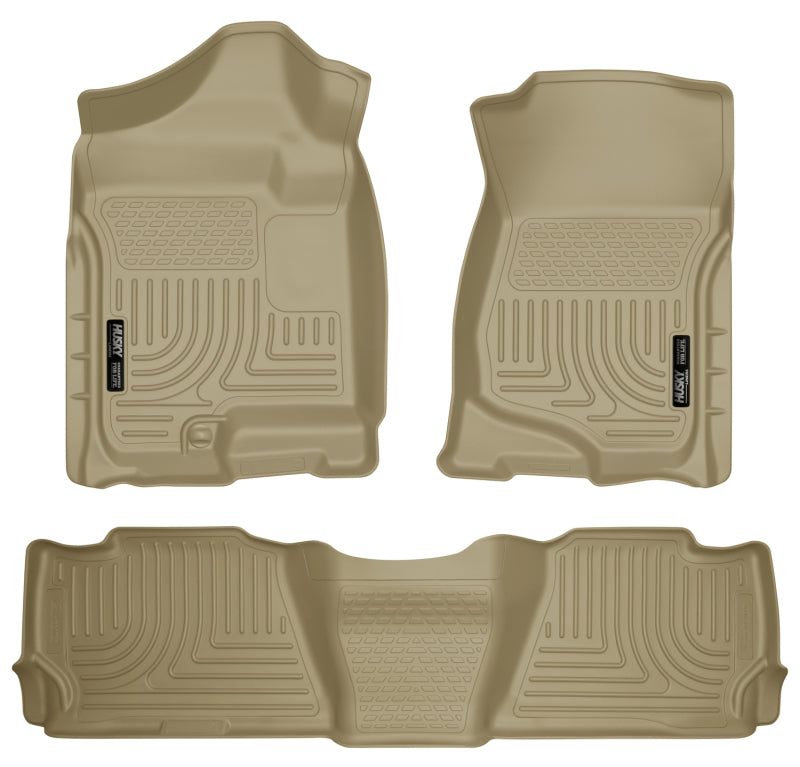 Husky Liners 07-13 GM Escalade ESV/Avalanche/Suburban WeatherBeater Tan Front 98263 Photo - Primary