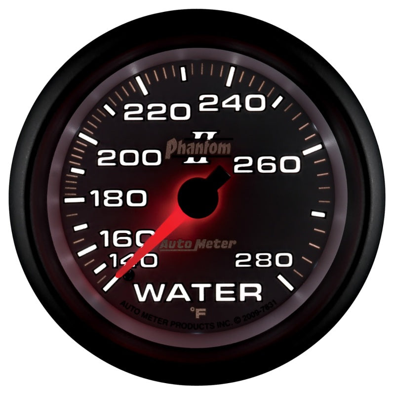 Autometer Phantom II 2-5/8in 140-280 Degree F Mechanical Water Gauge 7831 7831 User 4