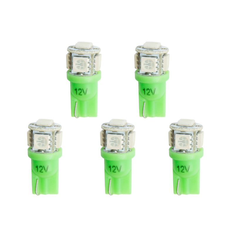 Autometer Led Bulb, Replacement, T3 Wedge, Green, 5 Pack 1 3285-K Photo - Primary