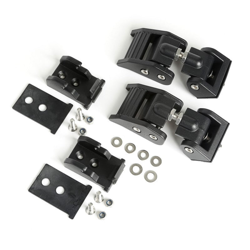 Rugged Ridge Hood Catch Kit,Textured Black;07-18 Jeep Wrangler JK 11210.17 Photo - Primary