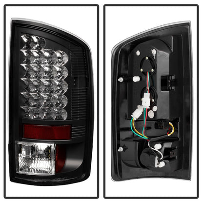 Spyder Dodge Ram 02-06 1500/Ram 2500/3500 03-06 LED Tail Light Black ALT-YD-DRAM02-LED-BK 5002556 5002556 Photo - Unmounted