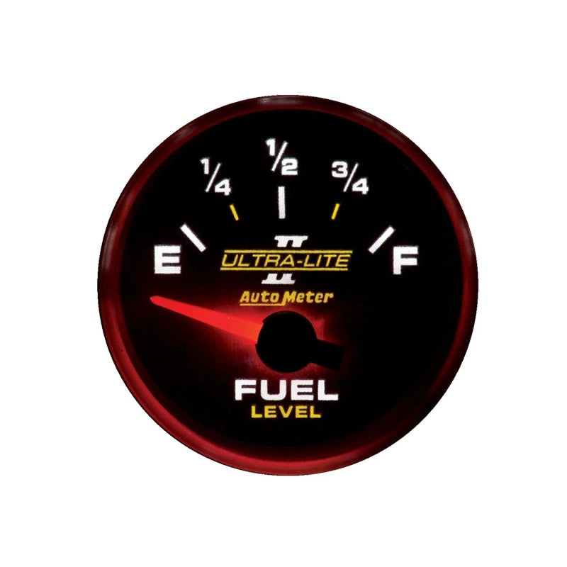 Autometer Gauge, Fuel Level, 2 1/16", 240E to 33F, Elec, Ultra-Lite II 4916 User 2