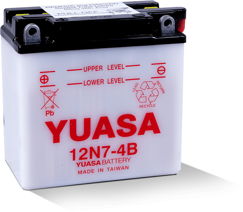 Yuasa Battery Yuasa 12N7-4B Conventional 12 Volt Battery YUAM2270B