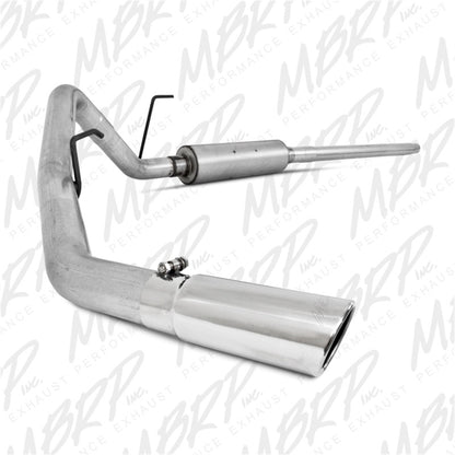 MBRP 04-08 Ford F150  EC/CC-S B 3in Cat Back Single MBRS5200AL S5200AL Photo - Primary
