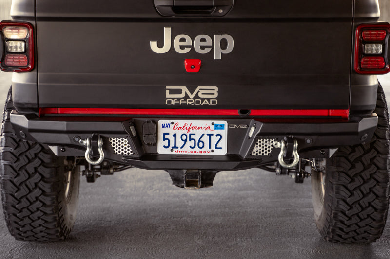 DV8 Offroad 20-23 Jeep Gladiator JT MTO Series Rear Bumper RBGL-06 RBGL-06 Photo - Unmounted