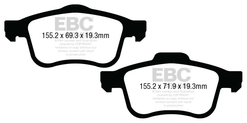 EBC Disc Brake Pad Set DP43026R Photo - Primary